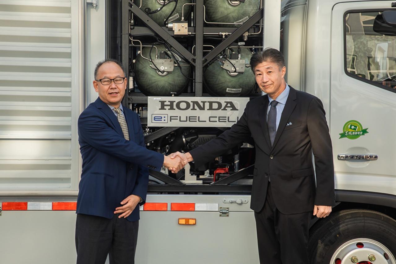 Hondaと東風汽車集団、燃料電池システムを搭載した商用トラックの実証実験を開始