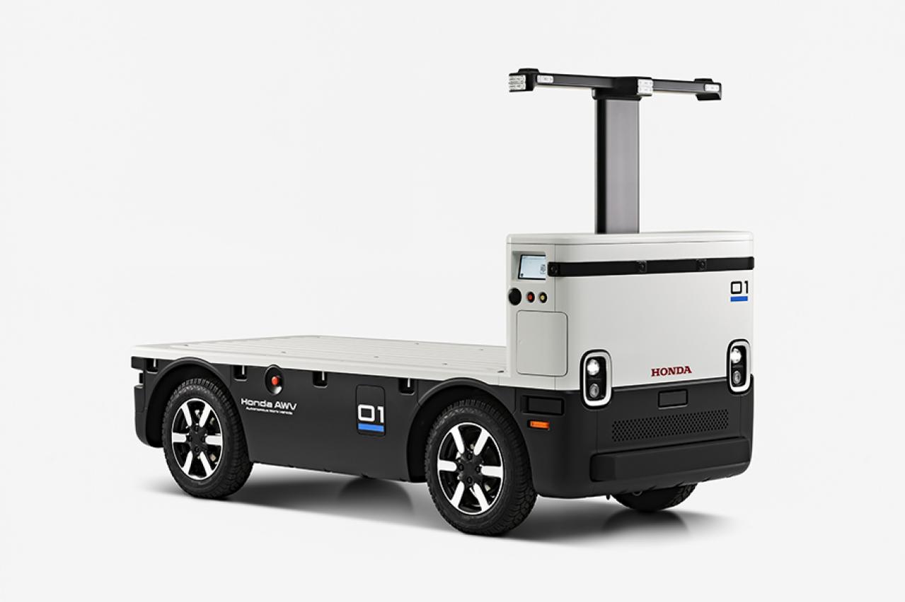 ホンダ、プラットフォーム型の自律移動モビリティ「Honda Autonomous Work Vehicle」の新しいプロトタイプをCONEXPO-CON/AGG 2023で公開