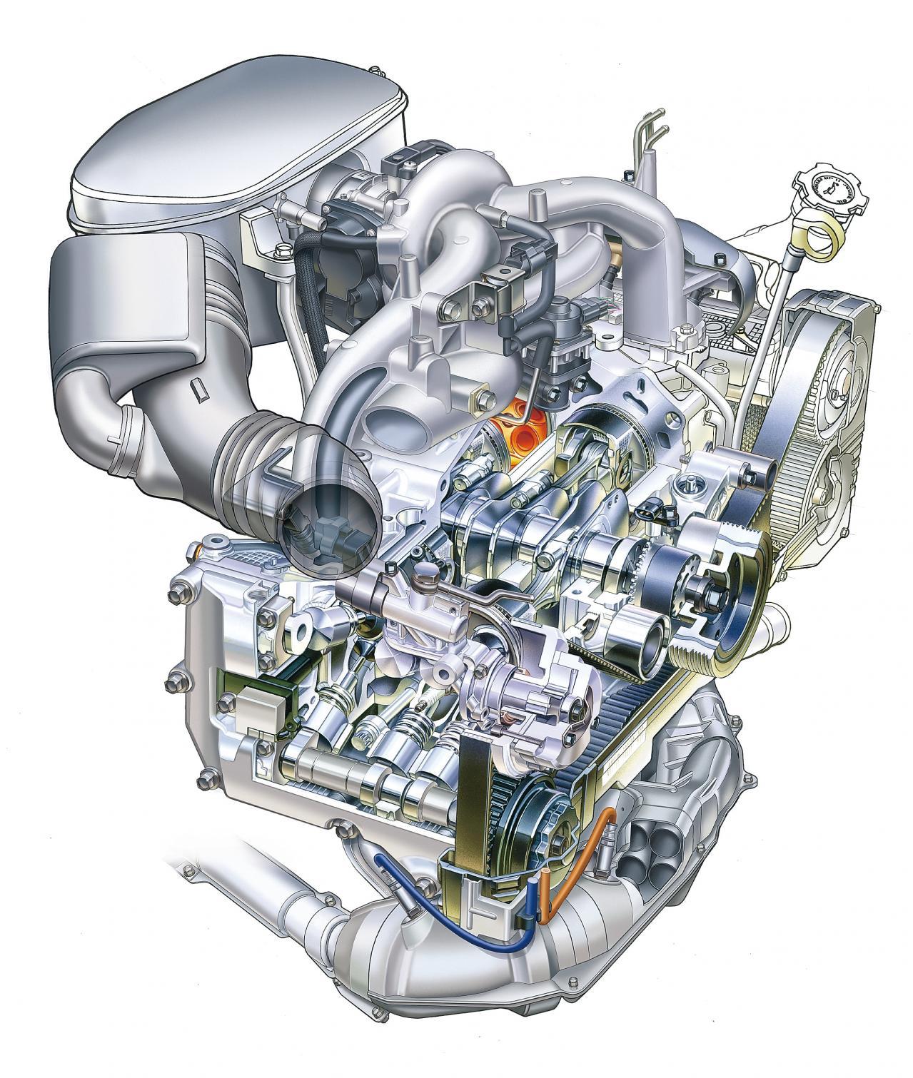 エンジンテクノロジー超基礎講座107｜FB15の前型エンジン スバル・インプレッサに搭載された1.5ℓボクサー4［EL15型］スバル水平対向エンジン初のロングストローク設計  | TOPPER[トッパー]