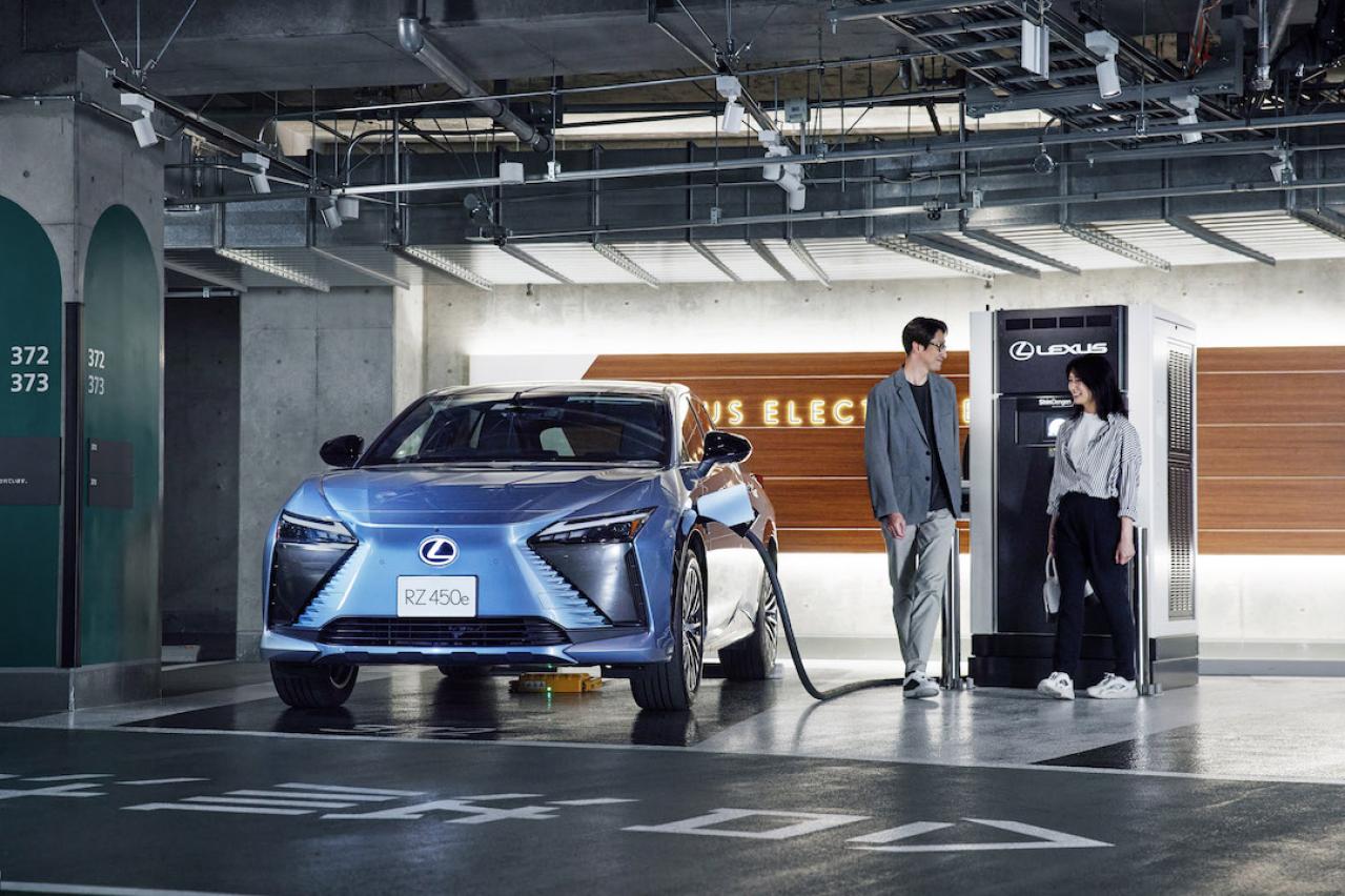 レクサス、BEVオーナー向け「レクサス充電ステーション」を東京ミッドタウン日比谷に開設