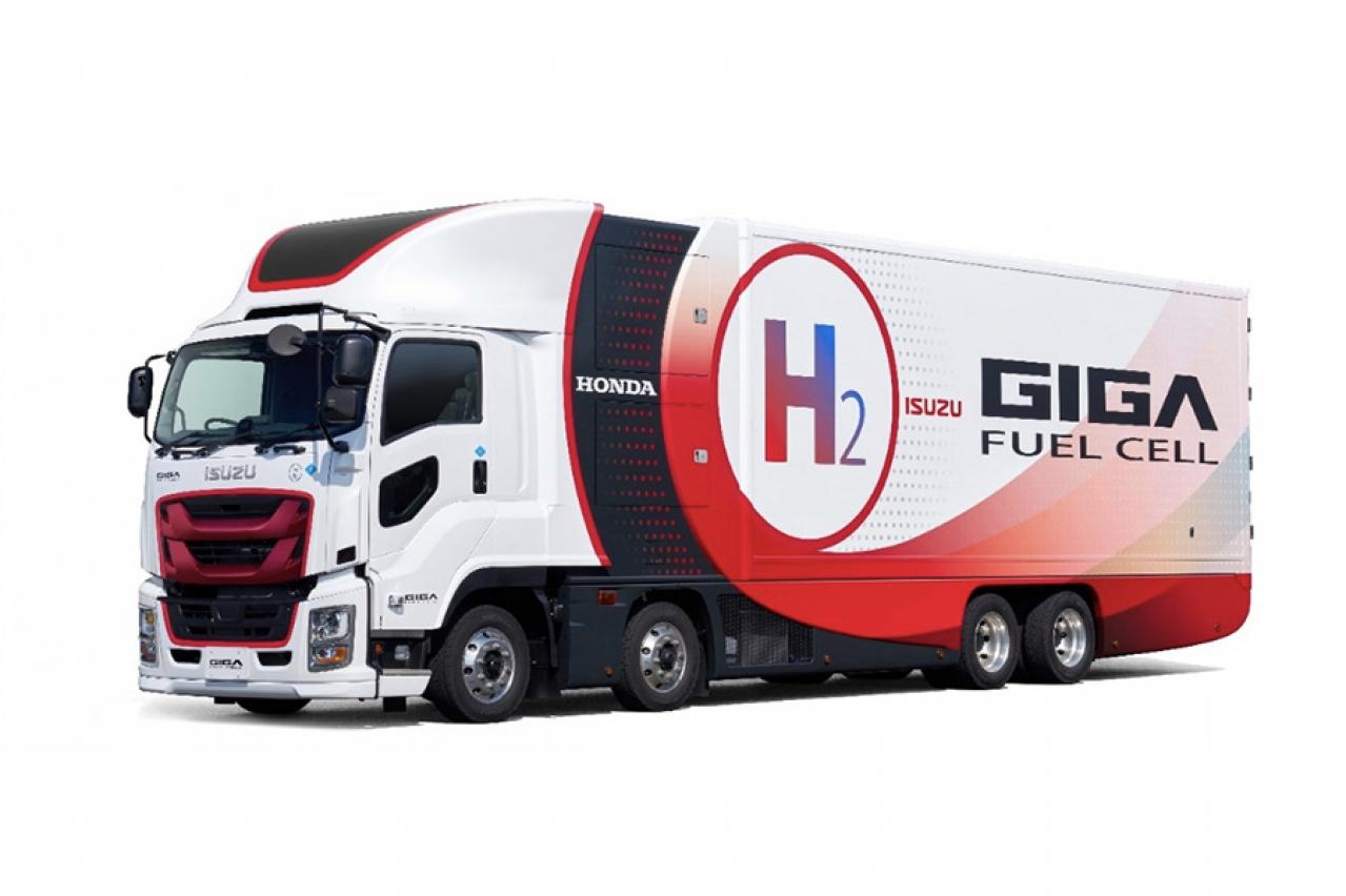 いすゞとホンダ、ゼロエミッションのFC大型トラック「GIGA FUEL CELL」を初公開 | TOPPER[トッパー]