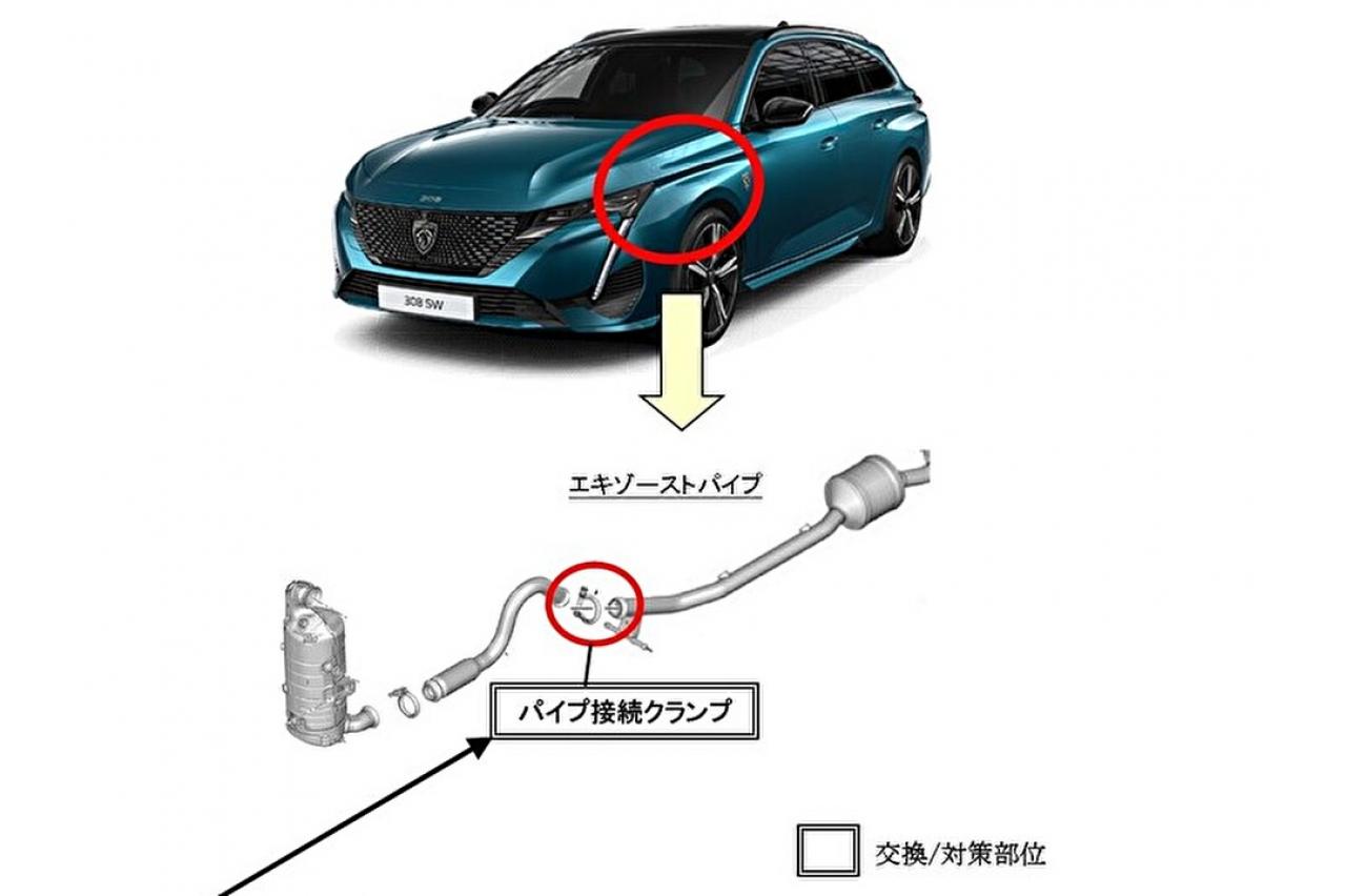 ステランティスジャパン「プジョー 308」34台をリコール…車両火災に