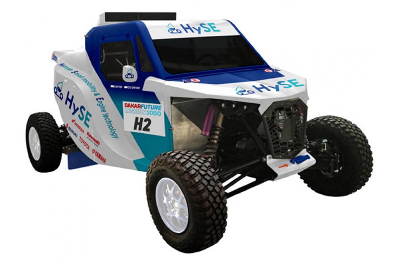 HySE、水素燃料エンジン車「HySE-X1」でダカールラリー「Mission 1000」に参戦
