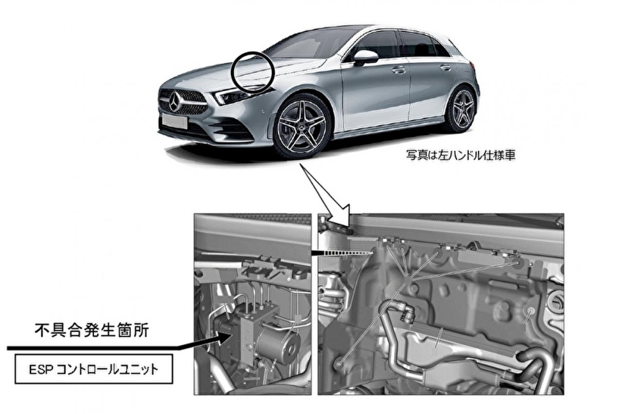 メルセデス・ベンツ「A180」など4車種4,555台をリコール…制動灯が点灯する要件の法規に不適合 | TOPPER[トッパー]