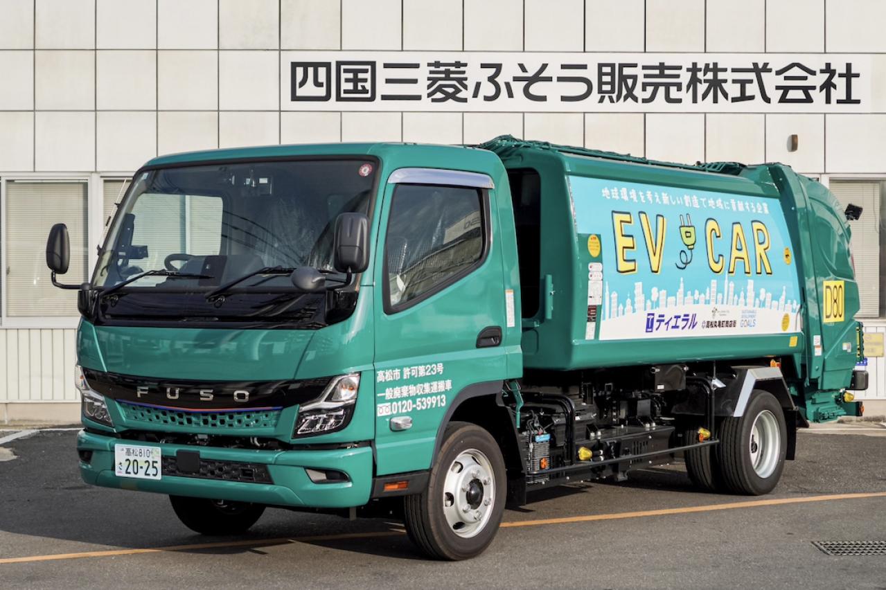 三菱ふそう、新型「eCanter」のゴミ収集車を香川県高松市で国内初導入 | TOPPER[トッパー]