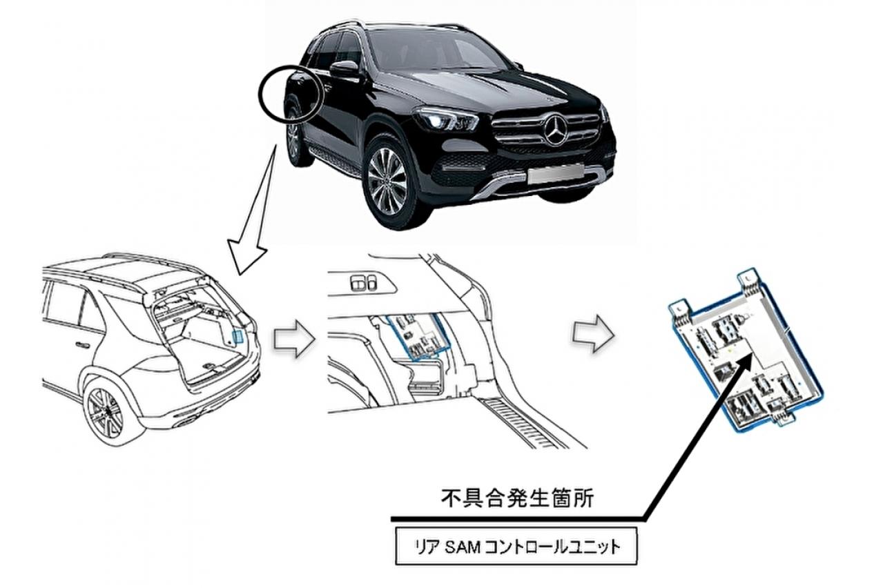 メルセデス・ベンツ「GLE300d 4MATIC」など3車種408台をリコール…左後退灯が常時点灯し続けるおそれ | TOPPER[トッパー]