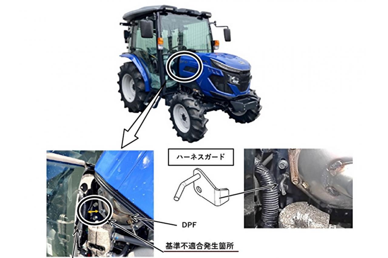 井関農機「ヰセキ BF35」など3車種552台をリコール…走行不能に至るおそれ | TOPPER[トッパー]