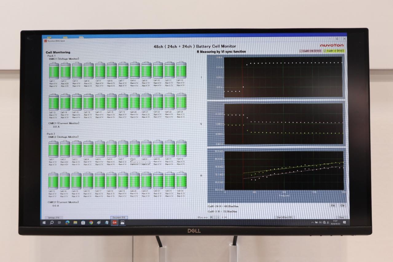 EV車載用バッテリーを「監視」せよ。リチウムイオン電池の「熱暴走」を防ぐ、業界最多水準の25セル対応バッテリ監視IC -  ヌヴォトン｜人とくるまのテクノロジー展 2024 | TOPPER[トッパー]